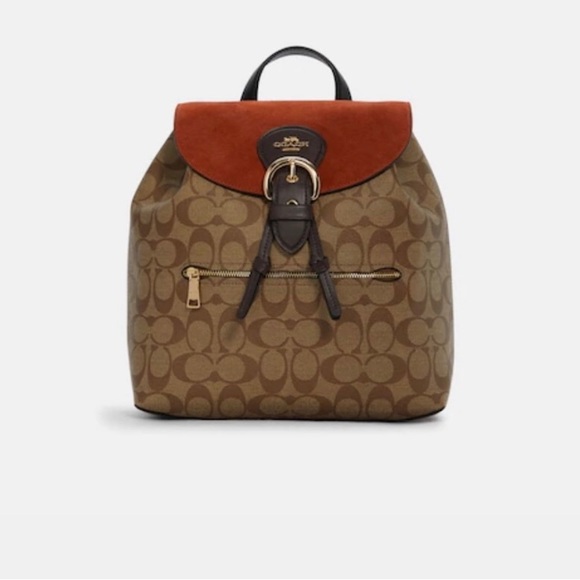 Coach Kleo backpack with matching wallet - Picture 3 of 11